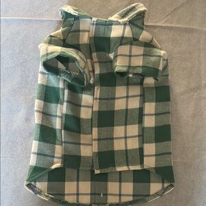 Green Plaid Dog Jacket